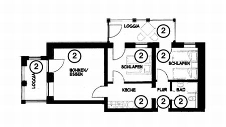 grundriss ferienwohnung 2 sellin Celia