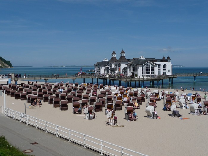 Hauptstrand Sellin an der Seebrücke
