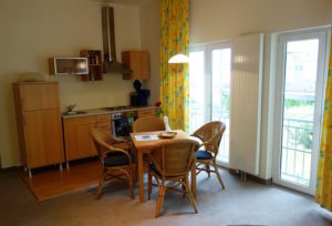 Küche und Essbereich der Wohnung 3