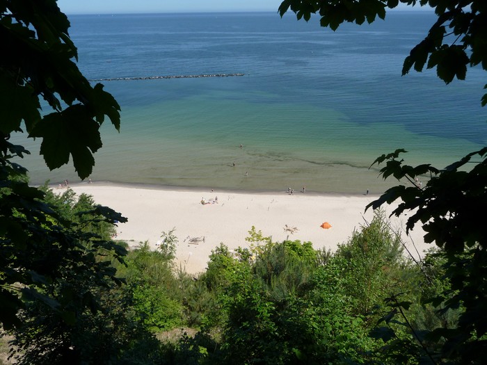 Selliner Strand vom Hochufer gesehen