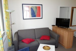 Wohnzimmer und Flach-TV Wohnung 1